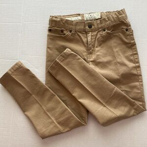 Lucky Brand Authentic Skinny Tan Pants Adjustable Waist Youth Size 6